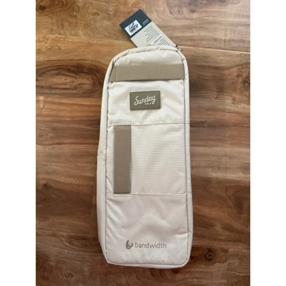 Sunday Golf Big Frosty Cooler Bag- 7 Can Drink Carrier -Toasted Almond- NWT - Picture 5 of 8